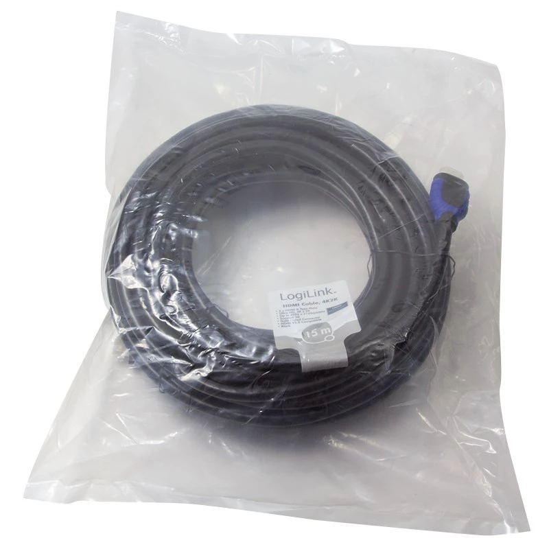 LogiLink CH0067 HDMI-Kabel 15 m HDMI Typ A (Standard) Schwarz