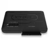 ICY DOCK EZ-Adapter MB104U-1SMB - Speicher-Controller - 2.5, M.2 (6,4 cm) - M.2 Card (PCIe NVMe & SATA) / SATA SSD - USB 3,2 (Gen 2) - Schwarz (MB104U