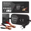 Batterieladegerät QOLTEC 52492 12V 2A mit Mikroprozessorsteuerung und Zellenregeneration