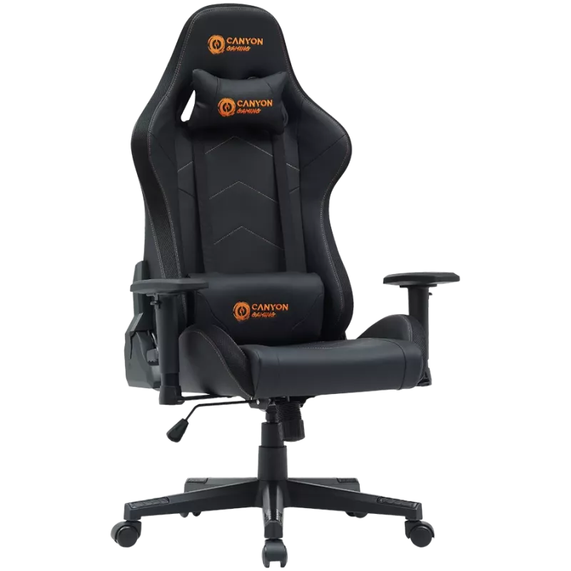 Gaming-Stuhl CANYON Irida RGBCH03 RGB Schwarz ergonomisches Design, verstellbare Armlehnen, neigbare Rückenlehne