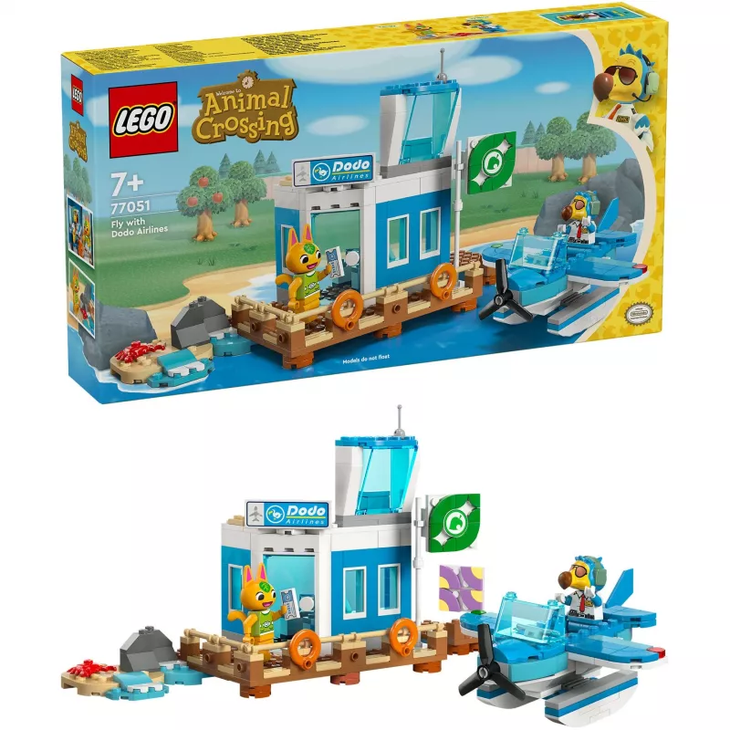 Konstruktionsspielzeug LEGO 77051 Animal Crossing: Fliegen mit Dodo Airlines Set, LEGO Marke, Modell 77051