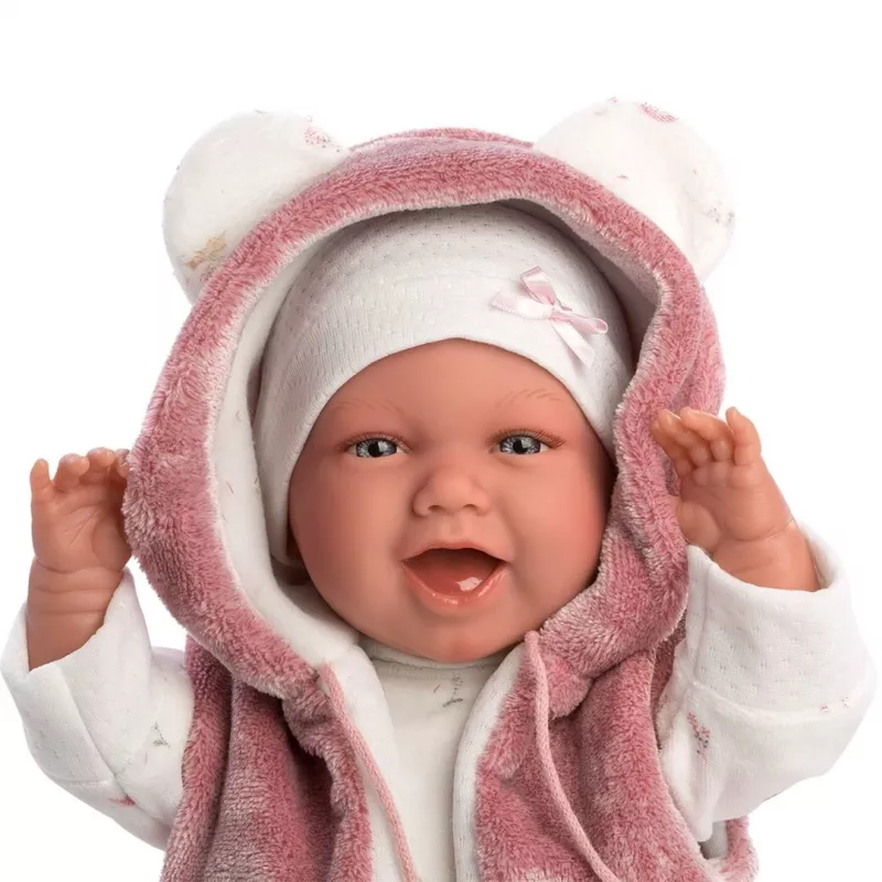 Babypuppe Llorens 74070, geschlechtsneutral, 420 mm Höhe, 1,8 kg, mehrfarbig