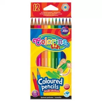 Colorino Kids Sechskant-Buntstifte 12 Farben