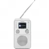 Digitalradio TECHNISAT DigitRadio 317 Weiß — FM- und DAB+-Empfang, kompaktes Tischdesign
