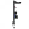Ergo Office Schreibtisch-Trennwand / Organizer, max. Belastung 10 kg, Whiteboard, Breite 1116 mm, schwarz, ER-301 B