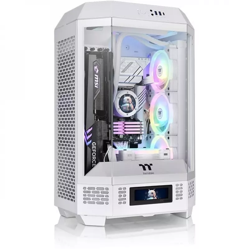 Thermaltake 3,9 Zoll LCD-Bildschirmkit Schwarz für Tower 300-Serie und Ceres 330 Hydrangea Blue