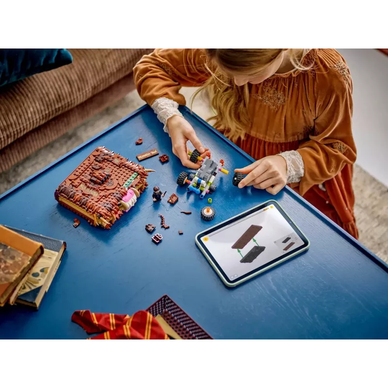 LEGO Harry Potter Spielset Monsterbuch der Monster 76449 — 518 Teile, 1 Minifigur, ansteckbare Zähne