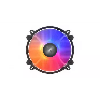 CPU-Kühler KRUX Integrator RGB KRX0093 mit 120-mm-PWM-Lüfter, ARGB-Beleuchtung, 85 W TDP, AM4-Unterstützung