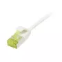 Patchkabel RJ45, CAT6A 500MHz, 1,5m, Weiß, U/FTP, Slimline Rund d=3,8mm, TPE/LSZH(Superflex), AWG32, mit Cat.7-Rohkabel, Synergy 21 (S217324V3)