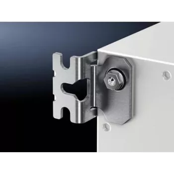 Montageset Rittal AX 2508.020 — Edelstahl/weiß, kompatibel mit Rittal AX, KX, AX IT, EL (4 Stk.)
