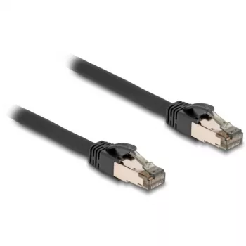 Netzwerkkabel DELOCK 80245 Cat6a U/FTP (STP) 15 m RJ-45 auf RJ-45 Schwarz