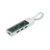 ROLINE mobiler USB 3.2 Gen 1 Hub, 4-fach, Typ A+C Anschlusskabel