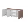 Kommode cama meble Cama Nova 155 × 40 × 72 cm, rosa matt, MDF-Korpus