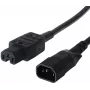 Bachmann - Power Extension Kabel - IEC 60320 C14 to IEC 60320 C13 - 250 V - 10 A - 1.5 m - Schwarz