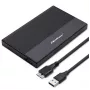 Gehäuse für 2,5-Zoll-SATA-SSD/HDD QOLTEC 52277 USB 3.0