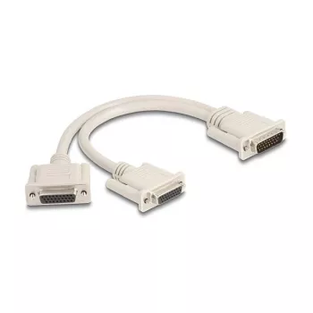 DeLOCK 67171 Serielles Kabel Beige 0,3 m DB-26 2 x DB-26