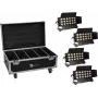 EUROLITE CLS-18 QCL RGB/WW 18×7W LED-Washlight-Set mit Flightcase