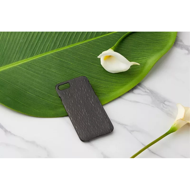 Handyhülle man and wood für iPhone 7/8 – schwarz Carvalho
