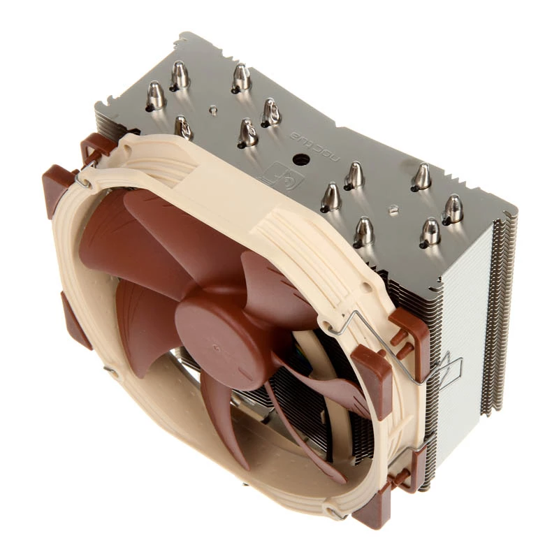 Noctua NH-U14S Computer-Kühlkomponente Prozessor-Kühler 12 cm Braun, Edelstahl