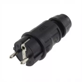 ABL 100000075 Hightech Kupplung, SCHUKO, Elamid, Blau, IP20, Typ 1580