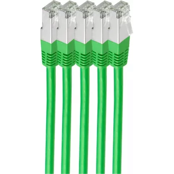 shiverpeaks BS75711-H0.25G-SET5 Netzwerkkabel Grün 0,25 m Cat6 S/FTP (S-STP) (BS75711-H0.25G-SET5)