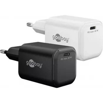 Goobay USB-C™ PD GaN-Schnellladegerät Nano (65 W) schwarz (79155)