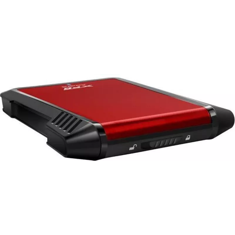 ADATA EX500 HDD/SSD-Gehäuse Schwarz, Rot 2,5 Zoll