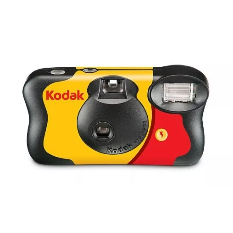 Kodak FunSaver Blitz-Einwegkamera, Farbfilm und Blitz, 27 Fotos, ISO 400