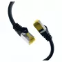 EFB-Elektronik RJ45 Patchkabel Cat.6A S/FTP LSZHCat.7 Rohkabel schwarz 0,15 m Hersteller: EFB Elektronik (MK7001.0,15B)