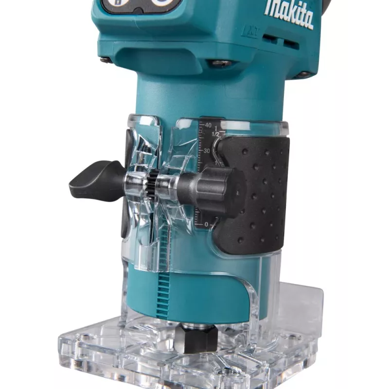 DRT52Z Makita 18V LXT Akku-Bürstenlos-Oberfräse 6 mm (1/4 Zoll) - Grundgerät