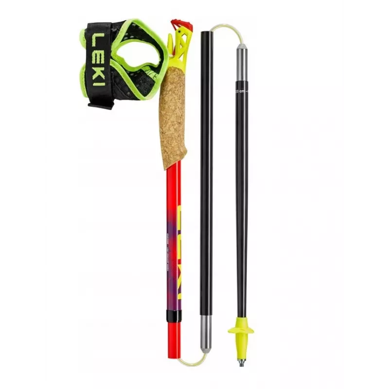 Trekkingstöcke Leki TRL Ultratrail FX One 120 cm, rot