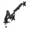 Maclean 2 Monitorhalterung, Gasdruckfeder, 17-32, 2-10 kg, Schwarz, MC-134