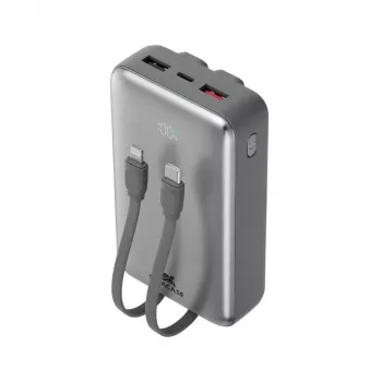 Powerbank Rivacase VA2612 – 20000-mAh-tragbares USB-Ladegerät mit mehreren USB-Anschlüssen