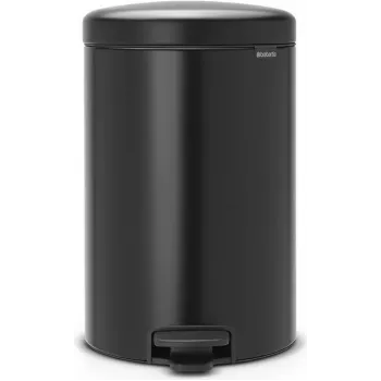 Brabantia 114106 Abfalleimer 20 l Rund Schwarz (11 41 06)