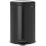 Brabantia 114106 Abfalleimer 20 l Rund Schwarz (11 41 06)
