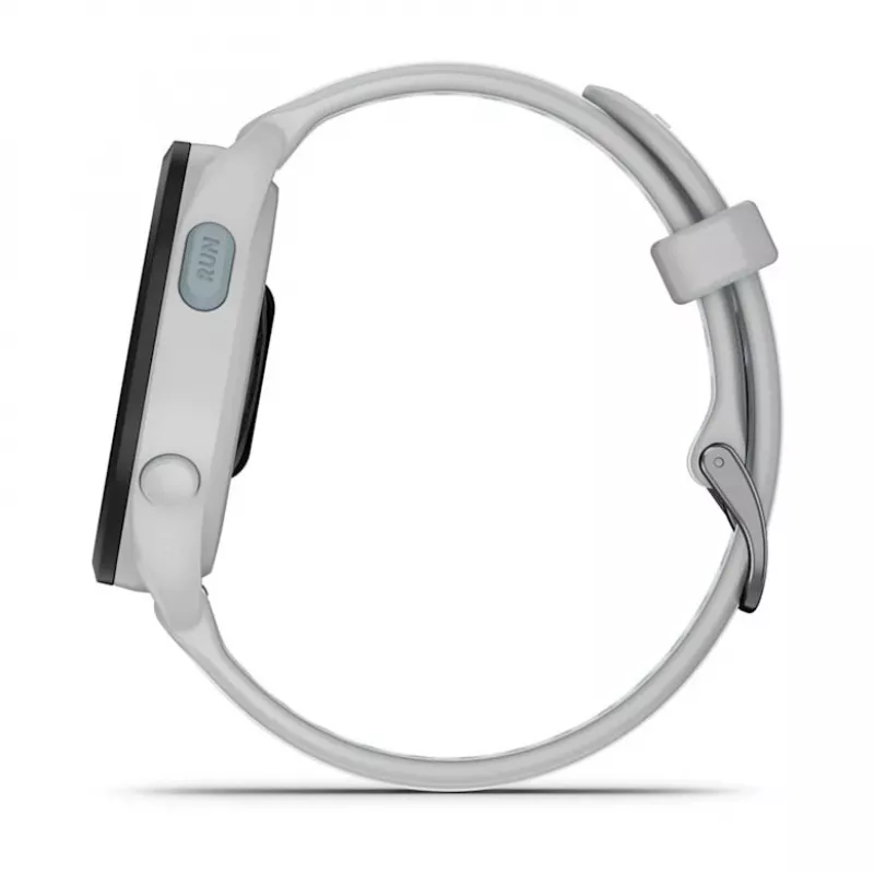 Smartwatch GARMIN Forerunner 165 Music — GPS, 1.2 Zoll AMOLED, 43 mm Gehäuse, 11 Tage Akku, 5 ATM, 4 GB, Grau