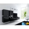 Cama TV-Ständer VIGO '180' 30/180/40 schwarz/schwarz glänzend