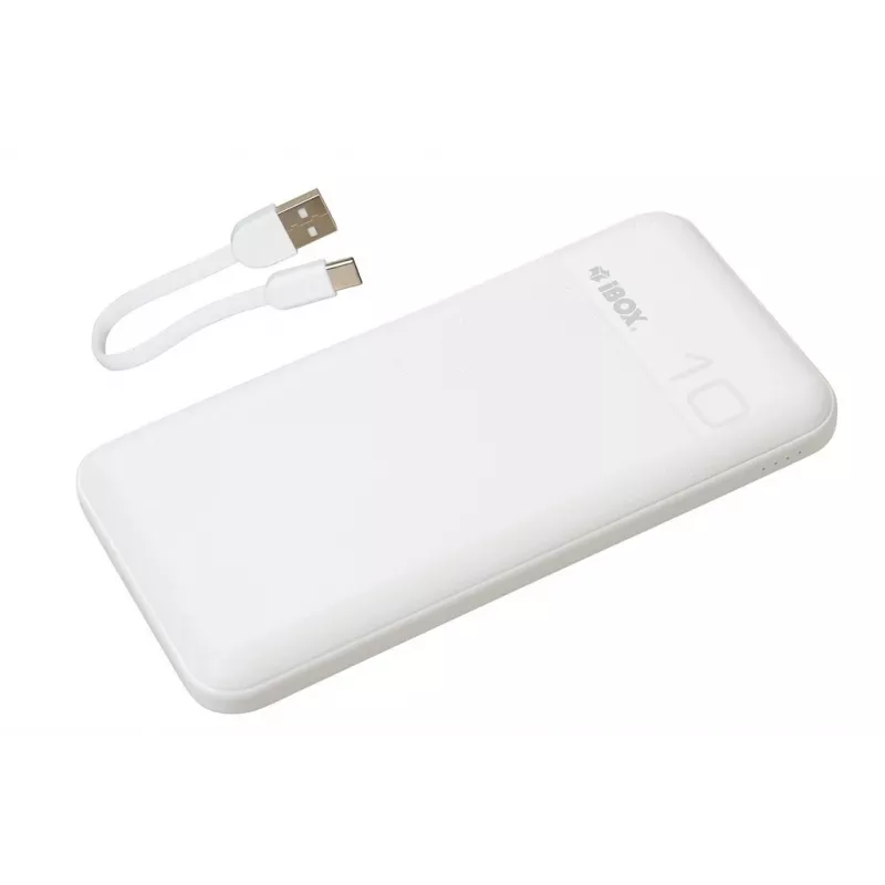 Tragbare Powerbank IBOX IPB10 10000 mAh, Li-Ion, Quick Charge 3.0, USB-C- & USB-A-Ausgänge, 20W PD