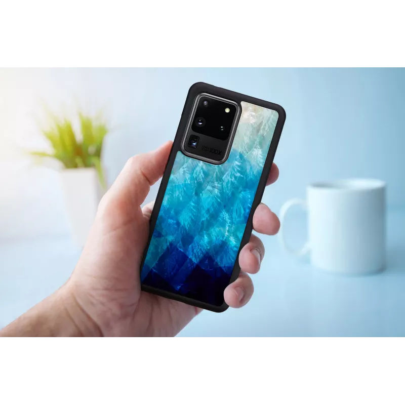 Schutzhülle iKins für Samsung Galaxy S20 Ultra, blue lake/schwarz