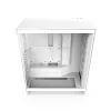 PC-Gehäuse NZXT H7 Flow RGB Midi Tower Weiß — gehärtetes Glas, EATX, vorne 3×120mm, USB-C