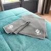 Handtuch VILEDA Pet Wipes 172650 450x700 mm, Polyester, maschinenwaschbar, grau