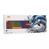 Mechanische Tastatur Baracuda Dolphin Schwarz US-Layout mit Blue-Switches