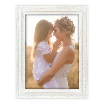 ZEP Rosel White 13x18 Wood Portrait AC257W