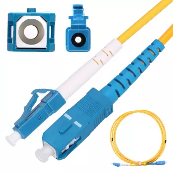 Extralink Patchkabel LC/UPC-SC/UPC Einmoden-Simplex G652D 1 m