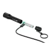 Taschenlampe Ledlenser P3R Schwarz — wiederaufladbare kompakte LED-Schlüsselanhängerleuchte