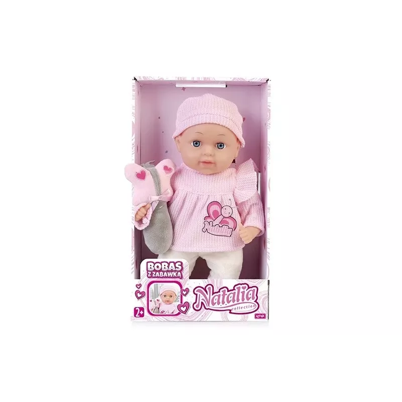 Puppe Artyk Natalia 33 cm mit Spielzeug - Artyk 33 cm Babypuppe mit Zubehör