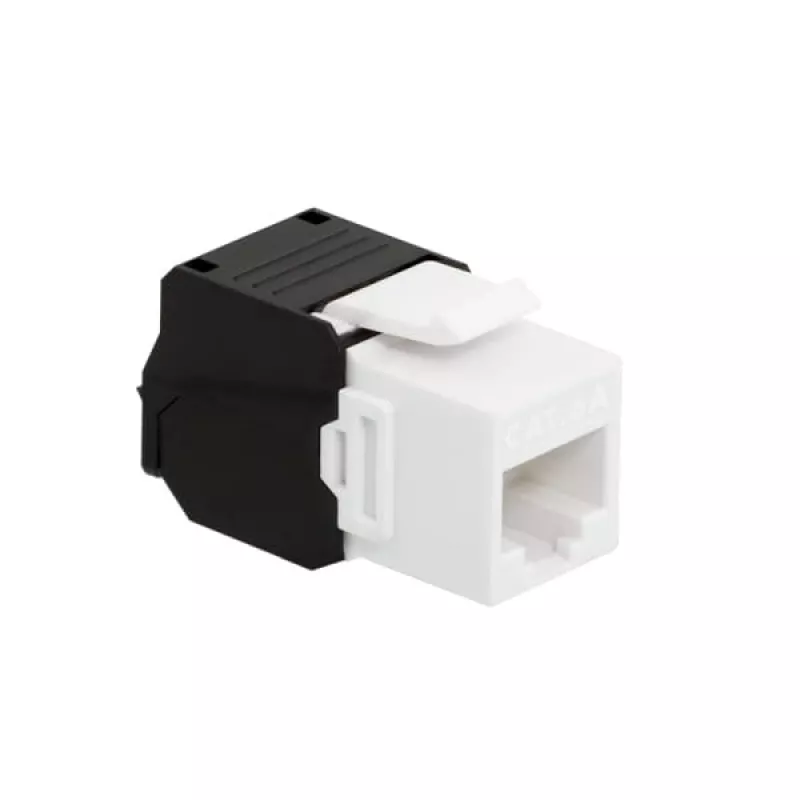 LogiLink NK4066 Keystone Module Flach Schwarz Weiß RJ-45