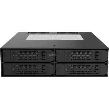 ICY DOCK - ToughArmor - MB994SP-4S - Backplane SAS/SATA II, Trayless, 4x SAS/SATA 2,5 Zoll Intern auf 4x SATA Host - Aluminium - schwarz - SAS/SATA 6 Gbit/s - 40 mm Lüfter