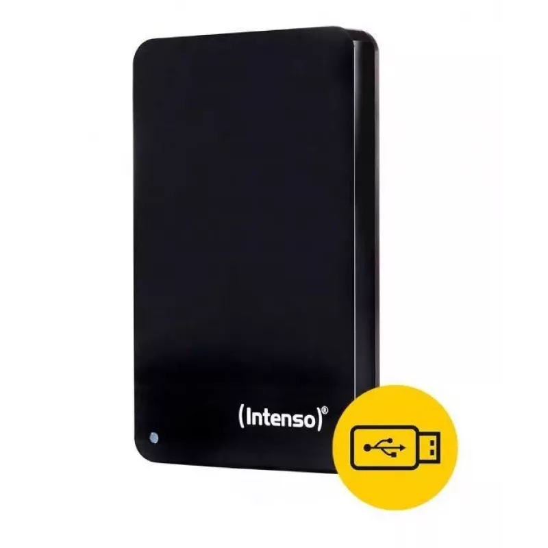 Externe Festplatte INTENSO 2 TB 2,5 Zoll USB 3.2 Gen 1 (6023890), 5400 U/min, Schwarz