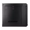 EXTRALINK LITE 6U 530X400 WANDMONTAGE-RACKSCHRANK SCHWARZ MIT REGALBODEN